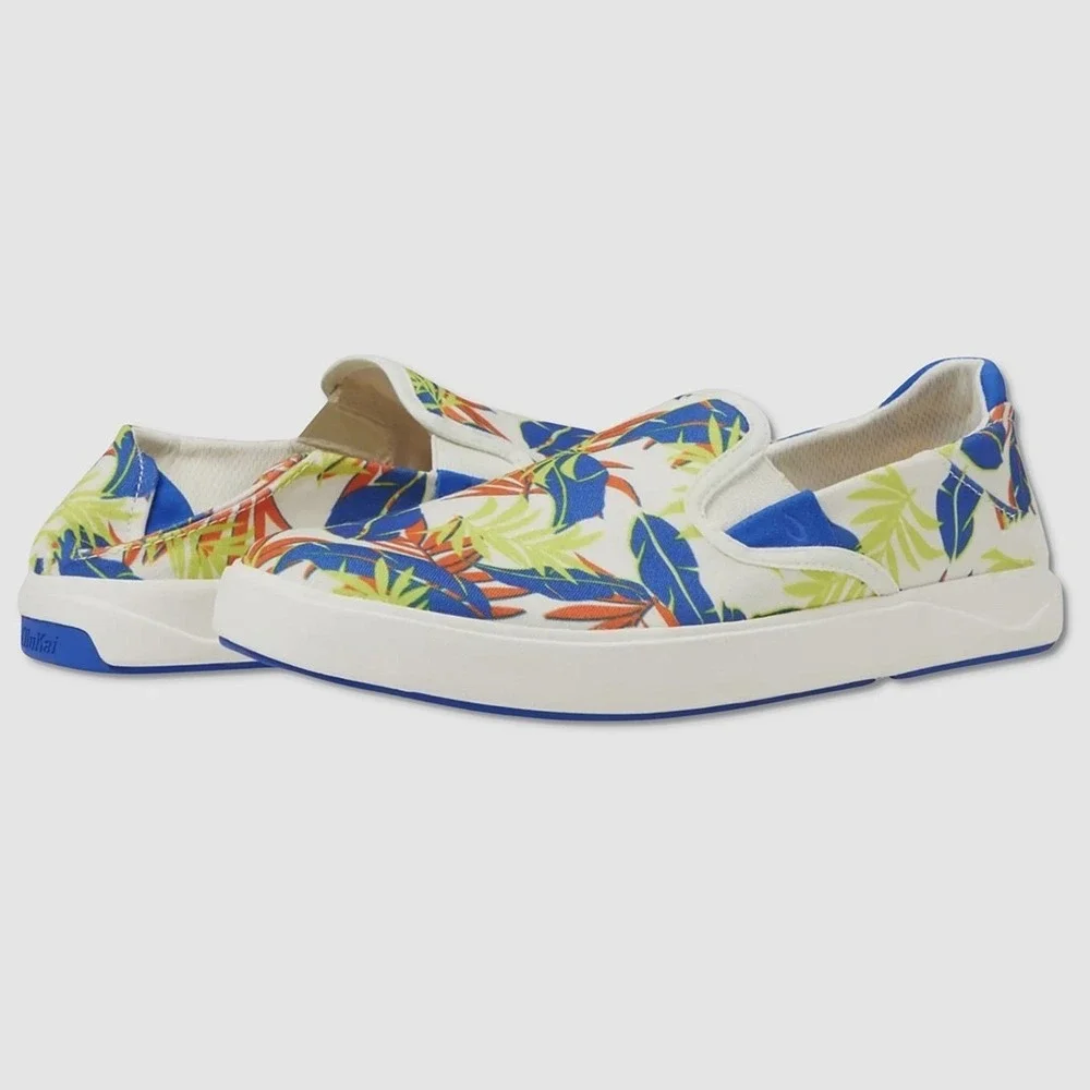 Mens Olukai Lae'ahi Pa'i Shoes - NEW Size 10 Aloha / Off White - #47514-OF
